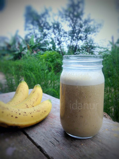 Foto resep Smoothie Pisang Tanpa Es