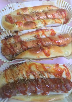 Foto resep Roti sosis lembut ala korean bakery