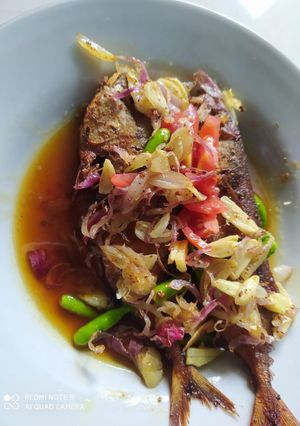 Foto resep Ikan Asin Peda Bawang Goreng