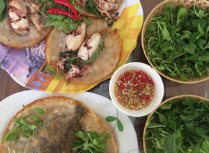 Hình của món Bánh xèo cá dìa, bánh xèo mực.