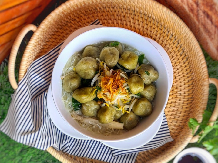 Yuk intip, Resep bikin Bakso Vegan Kacang Hijau  nagih banget