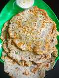 Singhada and buckwheat Paratha