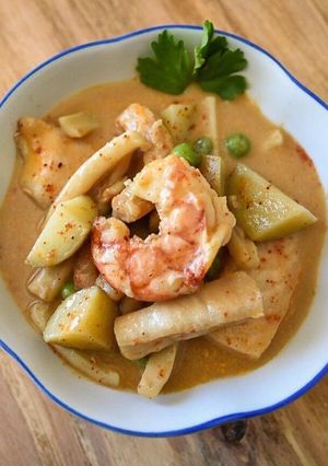 Una foto de Cazuela de Mariscos