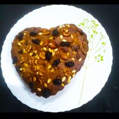 A picture of Dates and Walnut Almond Cake.