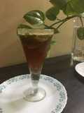 Peach ice tea mojito