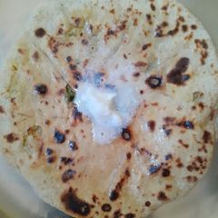 A picture of Aalu ka parntha.