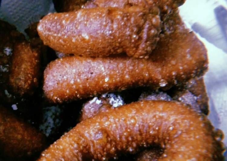 Steps to Make Quick Churros#deepfriedsnack