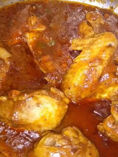 A picture of Chicken curry.