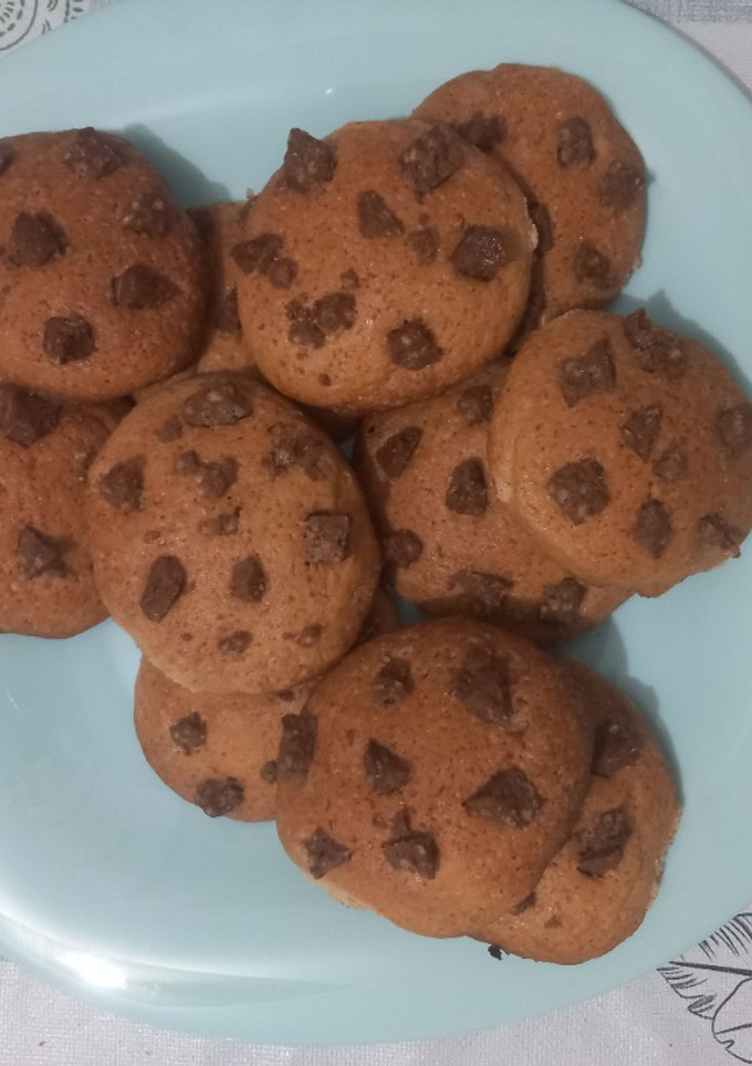 Una foto de Galletas con pepitas de chocolate