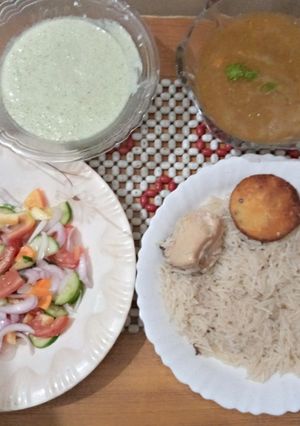 A picture of Chicken Pulao.
