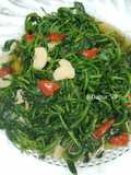 Tumis jembak (selada air)