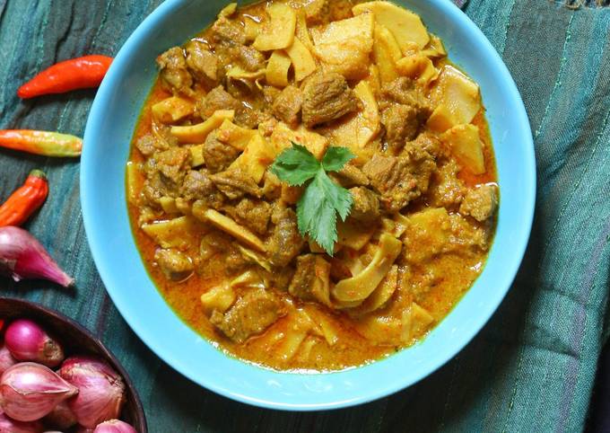 Cara Buat Daging Masak Rebung Bahan Sederhana