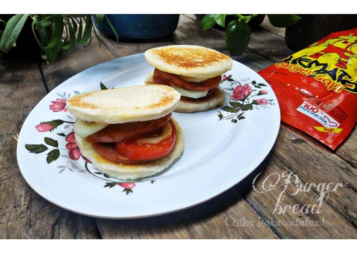 Burger Bread (Burger Roti Tawar)