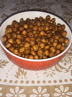Una foto de Garbanzos al merkén para snack