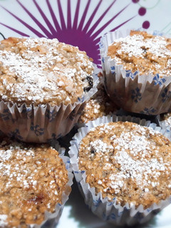 Una foto de Muffins de banana saludables "Sin harina, sin azúcar ni materia grasa"