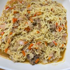 A picture of Minced meat noodles.