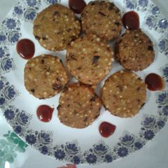 A picture of Sabu Dana aloo tikki.