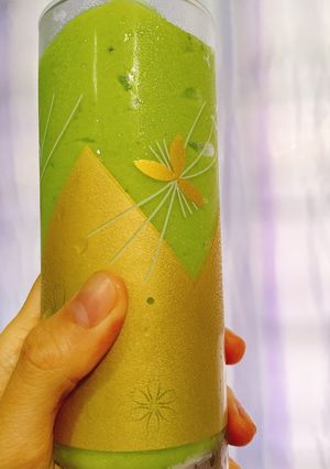 Hình của món Sinh tố bơ.