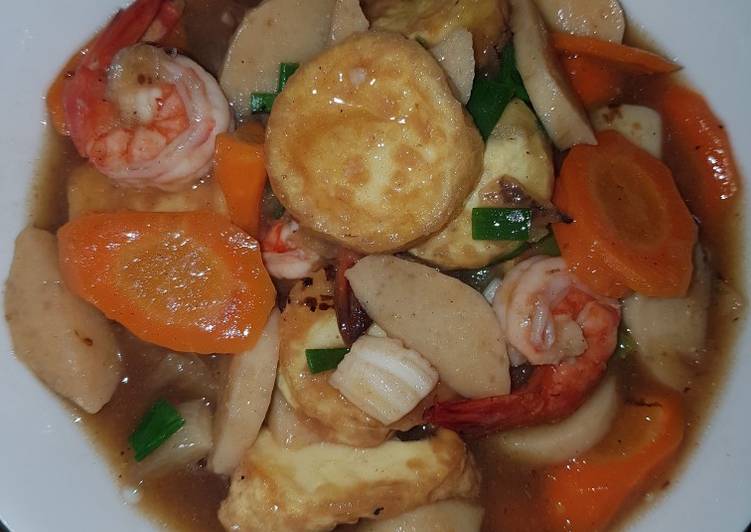 Resep Sapo Tahu Seafood oleh Laisya Bani Mabrur - Cookpad