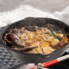 A picture of Sukiyaki ratio of warishita sauce.