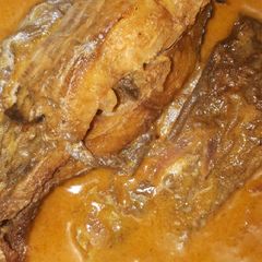 A picture of Rabbit fish in coconut #charity recipe#.
