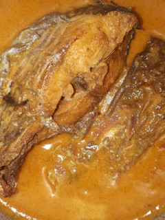 A picture of Rabbit fish in coconut #charity recipe#.