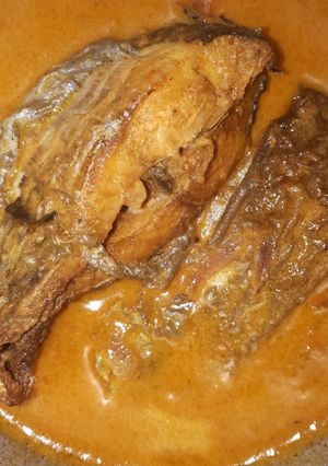 A picture of Rabbit fish in coconut #charity recipe#.