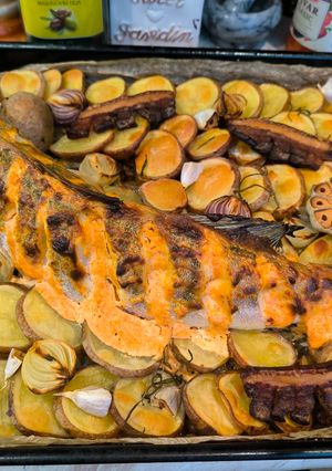 Süllő egészben sütve, magyarosan 🇭🇺 recept fotója