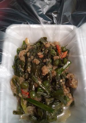 Foto resep Oseng oncom genjer leunca