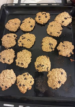 Una foto de Galletitas de avena y chocolate