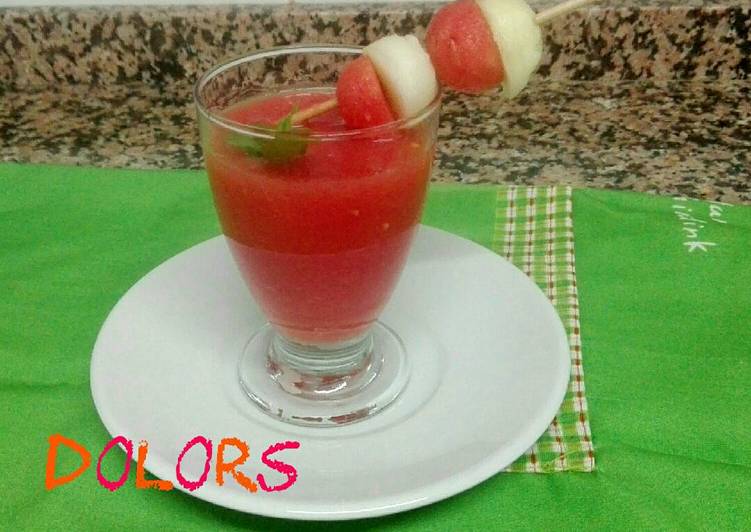 Gazpacho de sandía ligerísimo