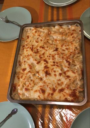 صورة لوصفة معكرونه بالشاميل
