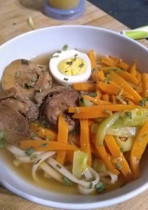 Une photo de Ramen au porc