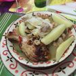 Cocimiento con carne de pavo