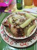 Cocimiento con carne de pavo