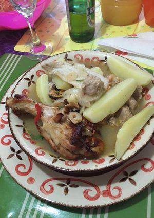 Una foto de Cocimiento con carne de pavo