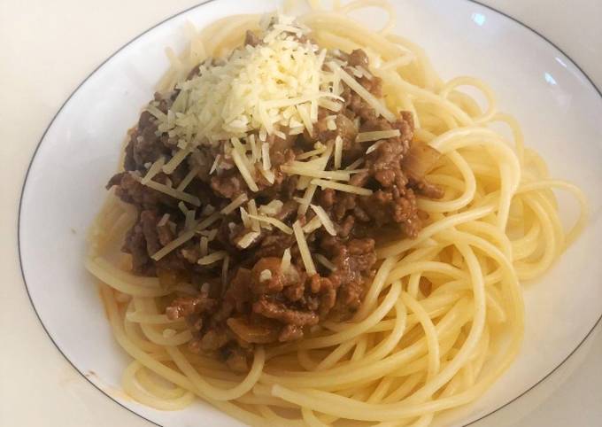 Recipe of Speedy Spaghetti Bolognaise