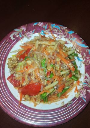 รูปของ ส้มตำปลาร้าเส้นแก้ว