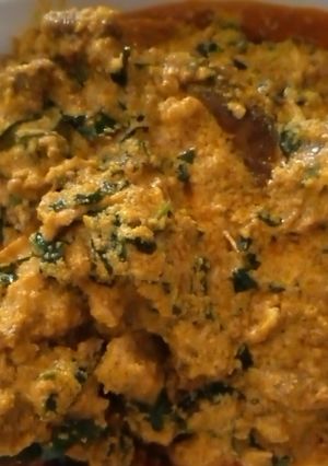A picture of Egusi soup.