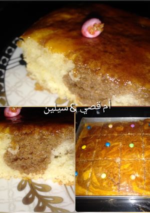 صورة لوصفة كيك رخامي