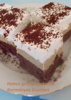Habos gesztenyekocka recept fotója
