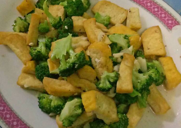 Rahasia Membuat Tumis Brokoli Tahu Simple, Bikin Ngiler