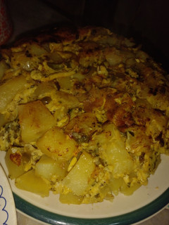 Una foto de Tortilla de papas con queso