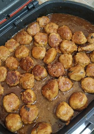 Foto resep Bola bola ayam jamur