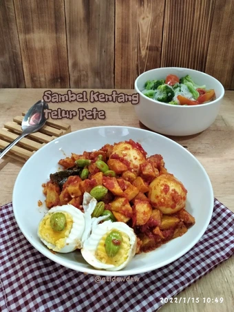 Recipe Sambel Kentang Telur Pete the Perfect Can spoil the tongue