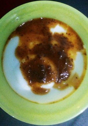 Foto resep Bubur Sumsum Saus Kurma (MP-ASI 7m+)