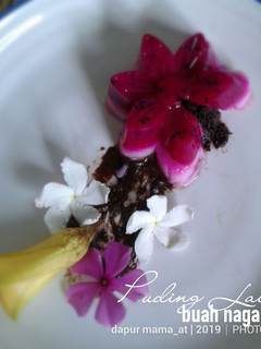 Foto resep Puding Lava Buah Naga