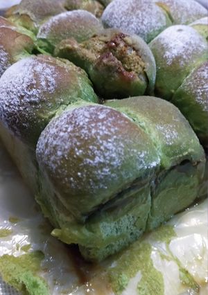 Foto resep Roti Sobek Greentea
