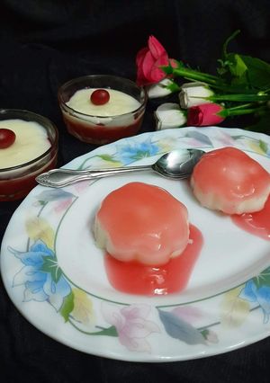 টু ইন ওয়ান পুডিং (two in one pudding recipe in bengali) রেসিপির প্রধান ছবি