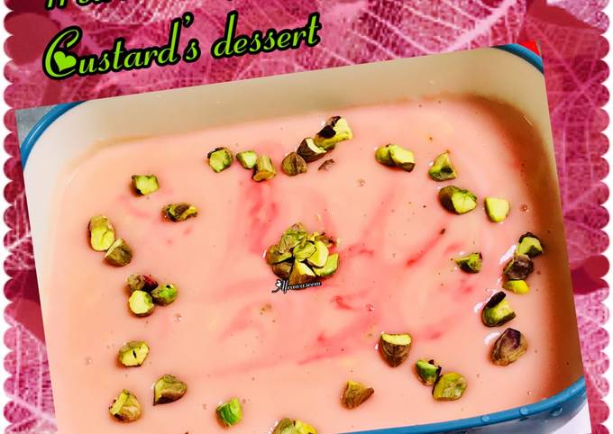 Strawberry custard’s dessert